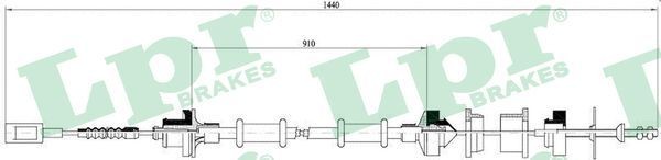 LPR Clutch Cable Article number: C0059C cheaply