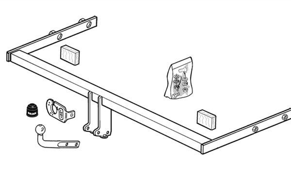 BRINK Trailer Hitch Article number: 273700 cheaply