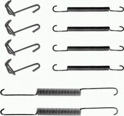 TEXTAR 97000400 Lisakomplekt, Piduriklotsid CAVALIER 1.6 D 54 HP Diisel 1988