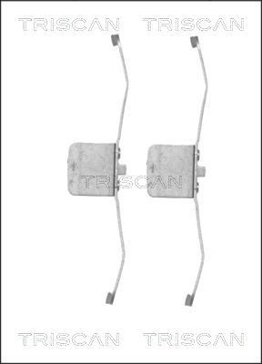 TRISCAN 8105 101632 Lisakomplekt, ketaspiduriklotsid VECTRA 2.8 V6 Turbo 280 HP Bensiin 2009