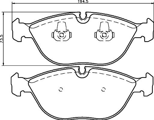 MINTEX Brake pad set Article number: MDB1746 cheaply
