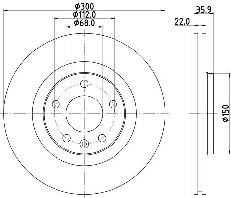 MINTEX Brake disc Article number: MDC1991 cheaply