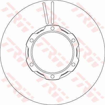 TRW Brake disc Article number: DF4144 cheaply
