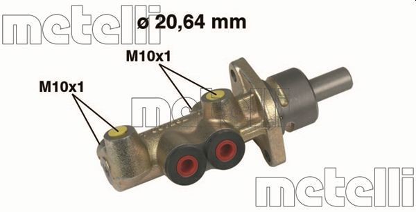 METELLI Peapiduri silinder Artikli number: 05-0221 soodsalt