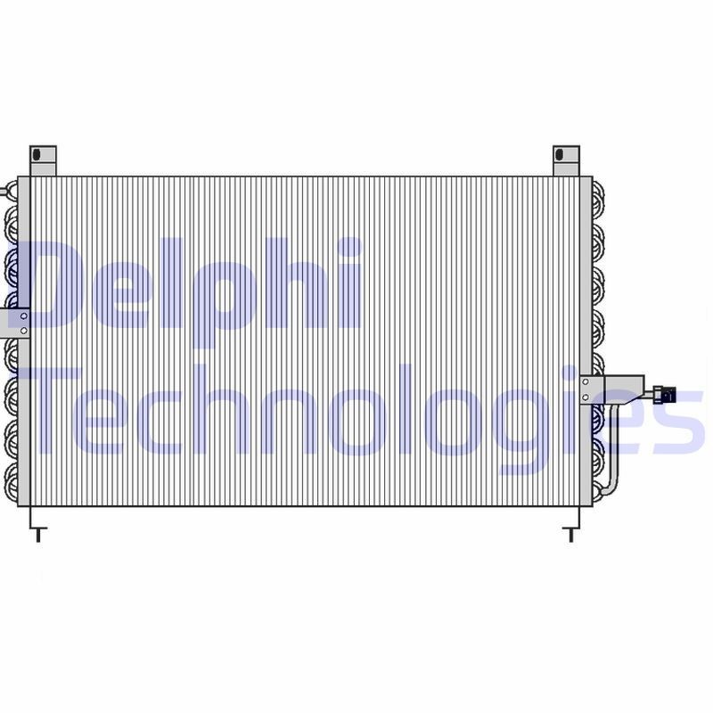 DELPHI Air conditioning condenser Article number: TSP0225051 cheaply