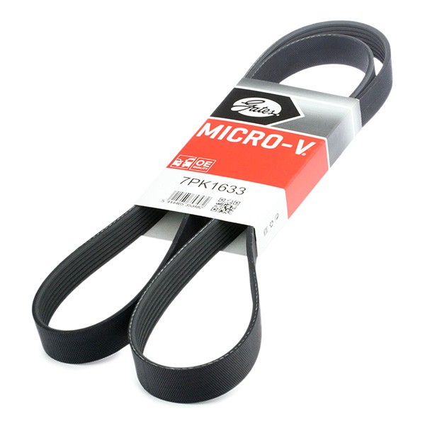 GATES Serpentine belt Article number: 7PK1633 cheaply