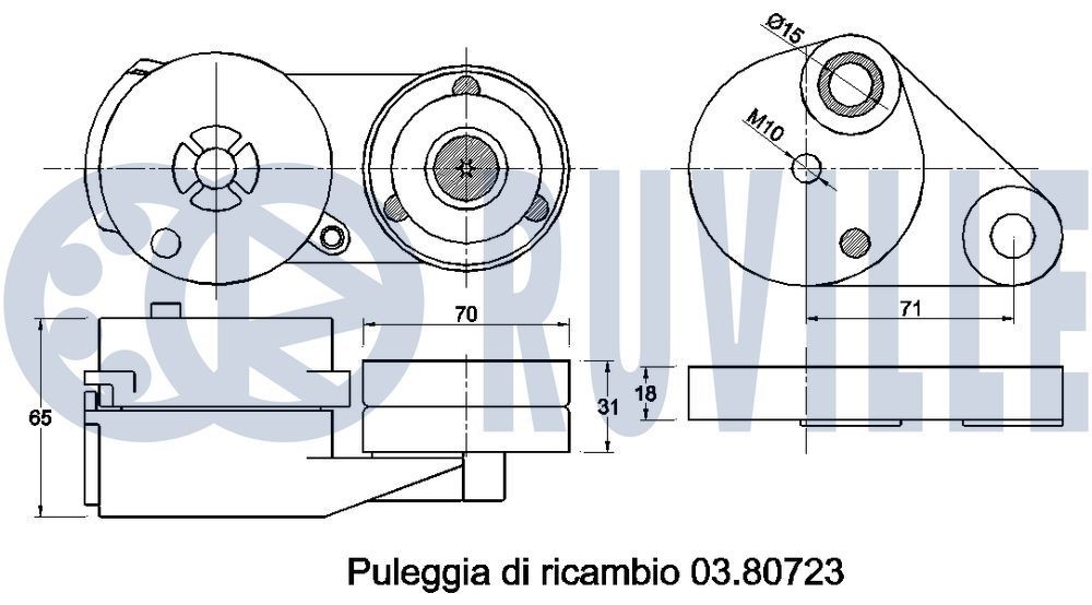 RUVILLE Timing Chain Article number: 3469003 cheaply
