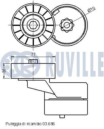 RUVILLE Water pump Article number: 65988 cheaply