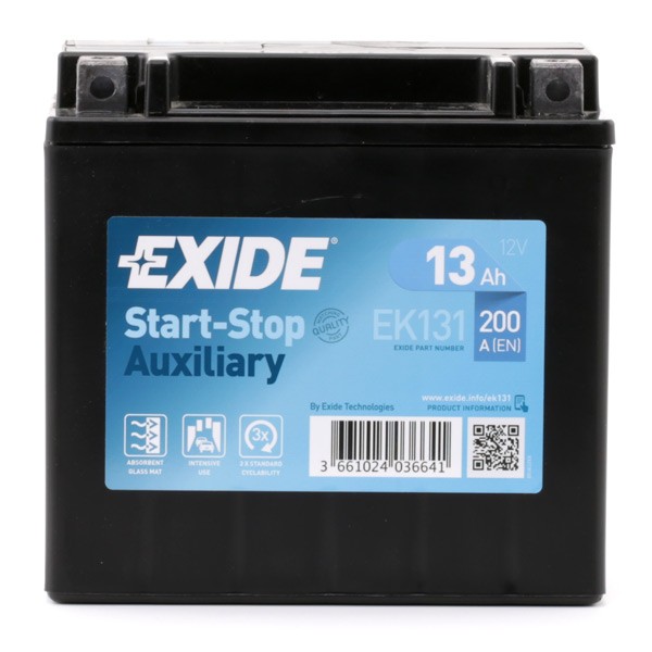 EXIDE Battery Article number: EK131 cheaply