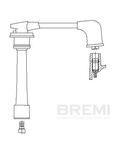 BREMI Ignition lead Article number: 6A85/22 cheaply