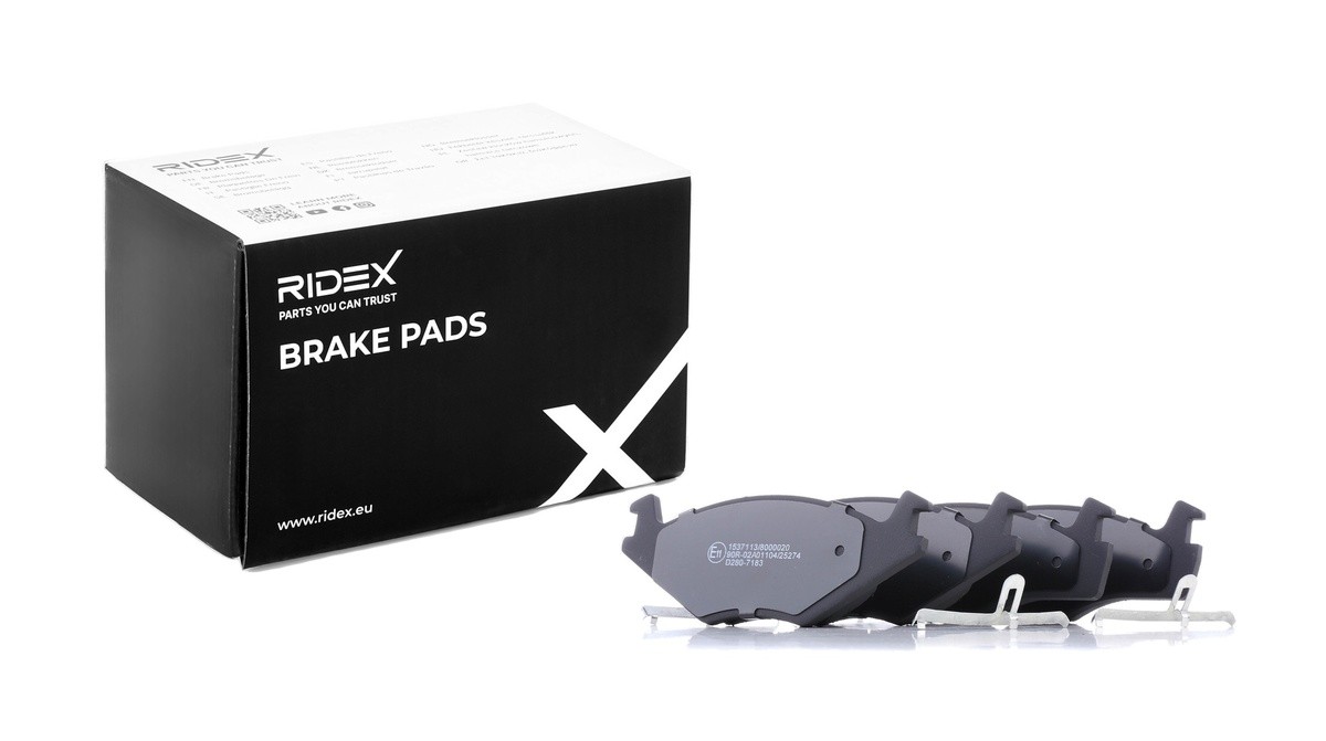 RIDEX Piduriklotsid Artikli number: 402B0705 soodsalt