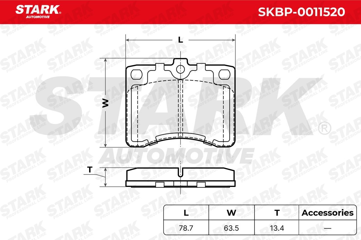 STARK Piduriklotsid Artikli number: SKBP-0011520 soodsalt