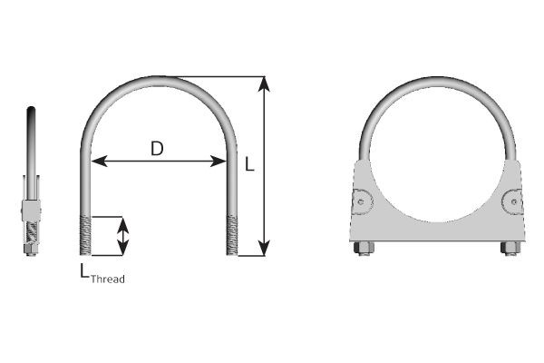 DINEX Clamp, exhaust system Article number: 90045 cheaply
