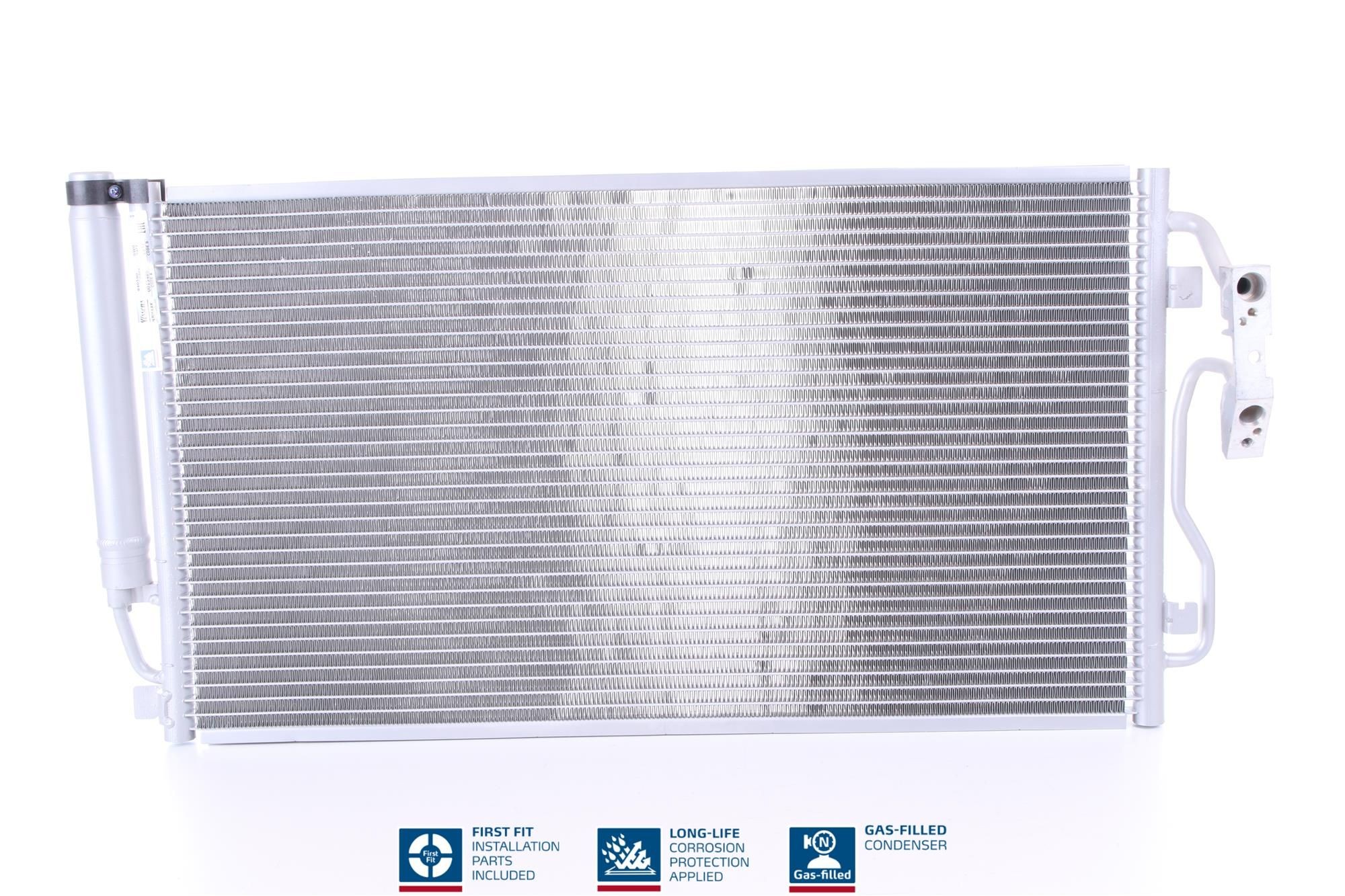NISSENS Air conditioning condenser Article number: 940590 cheaply