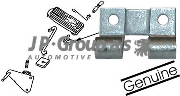 JP GROUP 8172150402 Mounting, accelerator pedal TRANSPORTER 1.7 67 PS Petrol 1979