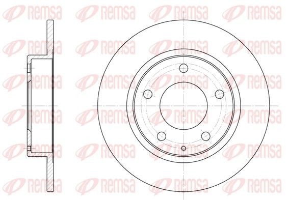 REMSA Brake disc Article number: 6206.00 cheaply