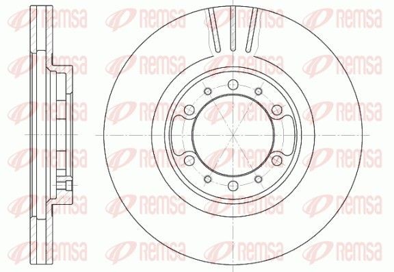 REMSA Brake disc Article number: 6462.10 cheaply