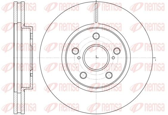 REMSA Brake disc Article number: 6862.10 cheaply