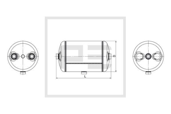 PETERS ENNEPETAL Mounting Kit, diaphragm cylinder Article number: 070.628-00A cheaply