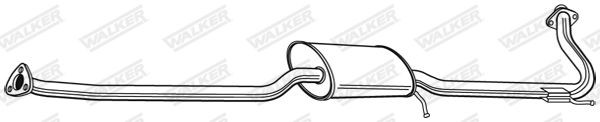 WALKER Middle silencer Article number: 22350 cheaply