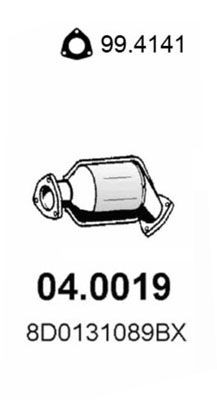 ASSO Catalytic converter Article number: 04.0019 cheaply
