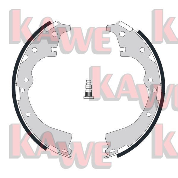 KAWE Brake Shoe Set Article number: 05290 cheaply