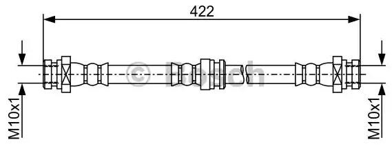 BOSCH Brake hose Article number: 1 987 481 961 cheaply