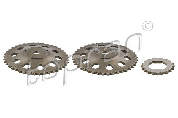 TOPRAN 206 525 Gear Set, engine timing CORSA 1.2 Twinport (F08, F68) 80 PS Petrol 2009
