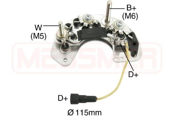 MESSMER Rectifier, alternator Article number: 215502 cheaply