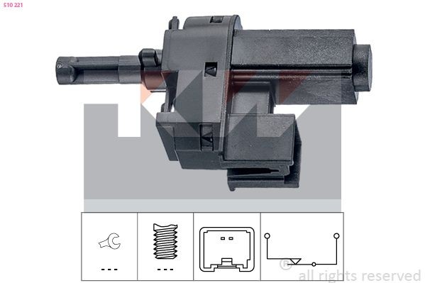 KW 510 221 Lüliti, sidurdamine(GRA) TRANSIT CONNECT 1.5 EcoBlue 75 HP Diisel