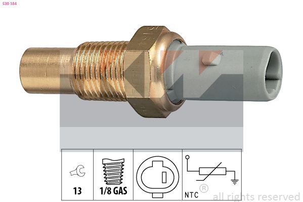 KW 540 029 Temperature Switch, coolant warning lamp SCORPIO 2.5 D 69 PS Diesel 1994