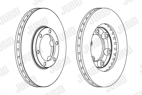 JURID Brake disc Article number: 563072JC cheaply
