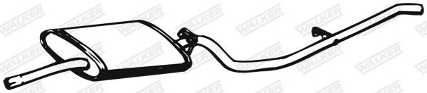 WALKER Rear silencer Article number: 02203 cheaply