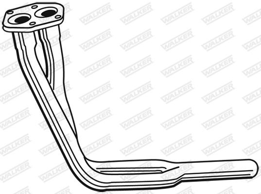 WALKER Exhaust Pipe Article number: 04371 cheaply