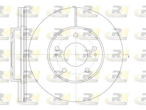 ROADHOUSE Brake disc Article number: 61130.10 cheaply