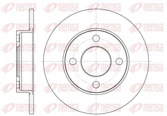 KAWE Brake disc Article number: 6120 00 cheaply