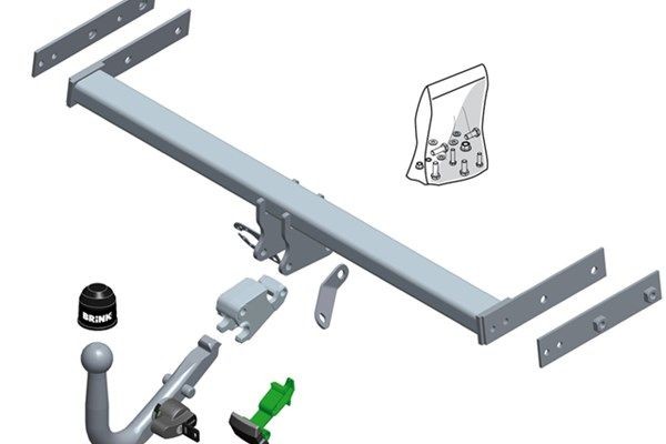 BRINK Trailer Hitch Article number: 612900 cheaply