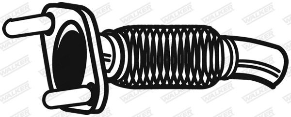 WALKER Corrugated Pipe, exhaust system Article number: 07142 cheaply