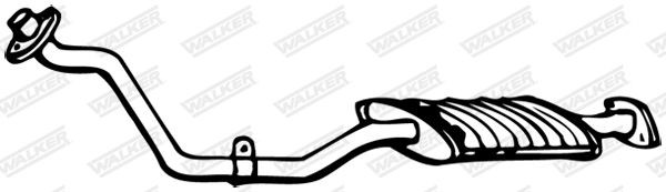 WALKER Front Silencer Article number: 07371 cheaply