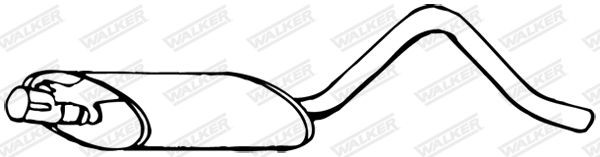 WALKER Midtre lydpotte artikkelnummer: 09601 billig