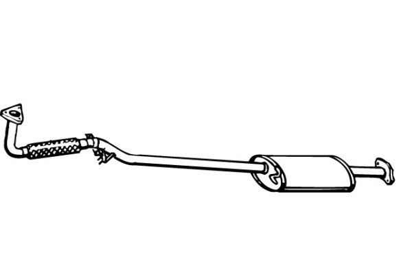 VEGAZ Front Silencer Article number: DIR-21 cheaply