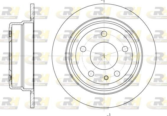 ROADHOUSE Brake disc Article number: 6308.00 cheaply