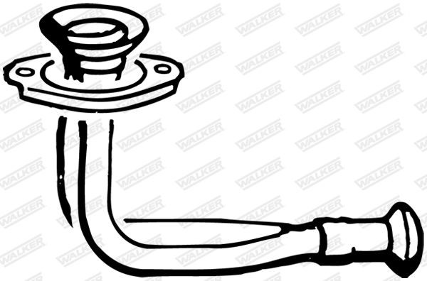 WALKER Exhaust Pipe Article number: 17186 cheaply