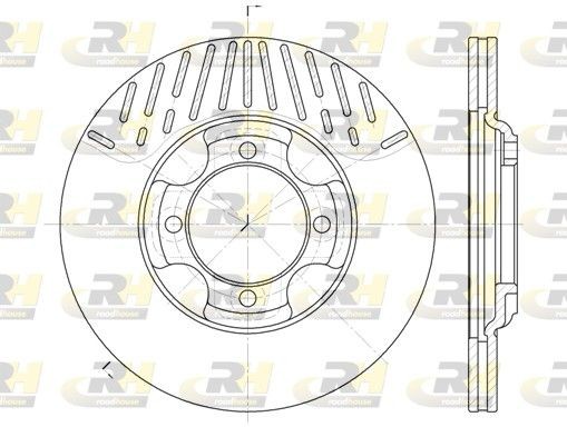 ROADHOUSE Brake disc Article number: 6381.10 cheaply