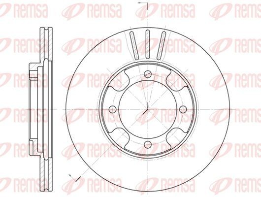 KAWE Brake disc Article number: 6389 10 cheaply