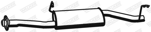 WALKER Middle silencer Article number: 17740 cheaply
