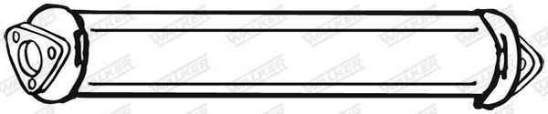WALKER Middle silencer Article number: 18220 cheaply
