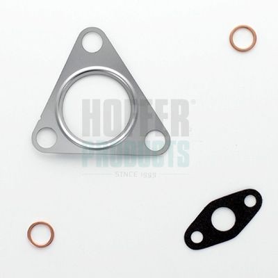HOFFER 6500805 Mounting Kit, charger MEGANE 1.9 dCi 120 PS Diesel 2012