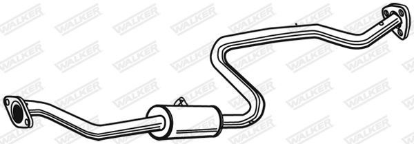 WALKER Middle silencer Article number: 21781 cheaply
