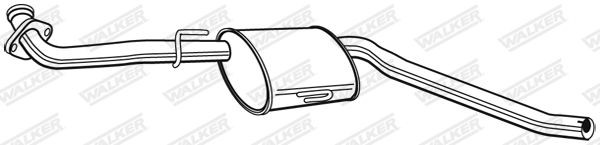 WALKER Middle silencer Article number: 22583 cheaply
